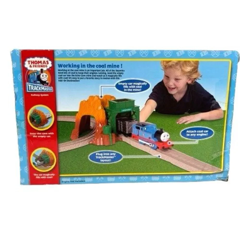 Thomas & Friends Echo Cave w/Coal Car 64033 Trackmaster Add-On Destination NEW